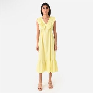 Starkx Scarlett Maxi Dress Sz M in Lemon Yellow Stark X